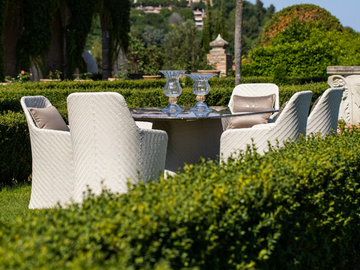 KENZIA - Resin garden chair with armrests by Samuele Mazza Outdoor - view 3